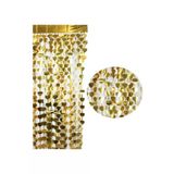 Vipfoni Kalpli Kapı Süsü - Gold -- Arka Fon - Kalpli Perde Dekor Süsü 180 X 100Cm