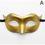 Vipfoni Masquerade Kostüm Partisi Venedik Balo Maskesi - Gold