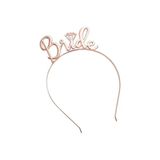 Vipfoni Metal Bride Gelin Tacı Rose Gold