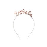 Vipfoni Metal Bride To Be Gelin Tacı Rose Gold