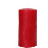 Vipfoni Silindir Mum 4 x 12 cm - Kırmızı