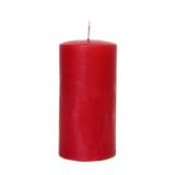 Vipfoni Silindir Mum 5 x 10 cm - Kırmızı