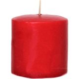 Vipfoni Silindir Mum 5 x 5 cm - Kırmızı