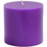 Vipfoni Silindir Mum 7 x 7 cm - Mor