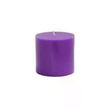 Vipfoni Silindir Mum 8 x 8 cm - Mor