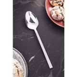 Vipinox 12 Adet Lüx Yemek Kaşığı Paslanmaz Çelik Çubuk Model Yemek Kaşığı 2,5mm