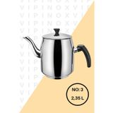 Vipinox Sudem Çay Kazanı Demliği Kafe Restoran Otel Için Paslanmaz Çelik Demlik No:3