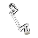 VIPMOON Evrensel 1080° Püskürtme Filtresi, Masif Pirinç Musluk Uzatma Başlığı, Dış Dişli Mutfak/Banyo Başlığı