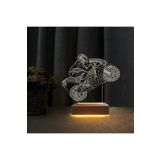 Vipyol Motorcu Led Gece Lambası Racing Yarış Motoru Led Lamba Racing Motorcu Tasarım Doğum Günü Hediyesi