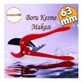 Vira Pvc Profesyonel Plastik Boru Kesme Makası 63 Mm Çelik