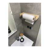 ViraHome Havluluk Banyo Mutfak Kağıt Havlu El Havlusu Ahşap Rustik Bohem