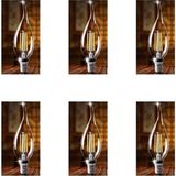 Viralighting Cata 6 Adet 4W LED Filament Kıvrık Buji Ampul Günışığı CT-4062G - Gün Işığı