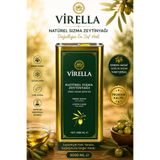 VİRELLA Natürel Sızma Zeytinyağı Soğuk Sıkım Erken Hasat 5 Litre Teneke