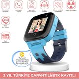 Vireon NEO25 Uz Akıllı Çocuk Saati Sim Kartlı ve Görüntülü Görüşme Gps Özellikli(Btk Kayıtlı-Yerli Üretim) - Mavi