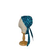 Viridi Medical Fashion Mavi Yaprak Desen Cerrahi Ense Bone