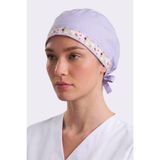 Viridi Medical Fashion PASTEL MOR BLOOM CERRAHİ KLASİK BONE