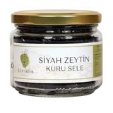 Viridis Dükkan Kuru Sele Siyah Zeytin Cam Kavanoz 300ml