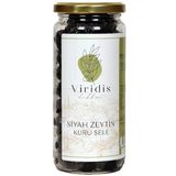 Viridis Dükkan Kuru Sele Siyah Zeytin Cam Kavanoz 500ml