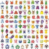 Virüs Sticker Set 60 Parça Telefon, Tablet, Defter, Laptop Sticker