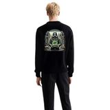 Virüs Unisex Sweatshirt (50, Siyah, L)