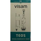 Visam Teos Basmalı Klozet Rezervuar İç Takım Uzun Ömürlü Malzeme ile
