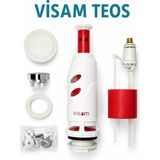 Visam Teos Basmalı Rezervuar İç Takımı 614-001 Sessiz Dolumlu Alt Bağlantılı