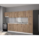 Visas Concept 320 Cm Atlantik Çam- Zeynep Hazır Mutfak Dolabı- Kiler Modüllü - Demonte