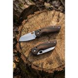 Visby Home El Yapımı Kök Ceviz 4116 Böhler Paslanmaz Çelik Axis Kilitli Kamp Çakısı - 16 cm Premium Edc