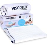 Visco Boyun Destekli Ortopedik Bebek Yastığı 50x30x6/4 Cm - 50 x 30 x 6/4 cm - Beyaz