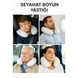 Visco Boyun Yastığı Ortopedik Visco Seyahat Boyun Yastığı Beyaz