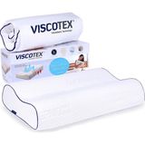 Visco Çift Bombeli Yastık 60 x 40 x 11/9 Cm, Beyaz - 40 x 60 cm