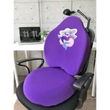 Visco Gamer Oyuncu Bel Yastığı ve Yuvarlak Oturma Minderi 2'li Set Mor Mermaid