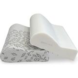 Visco Happy Viscohappy Boyun Destekli Ortopedik Medikal Exclusive %100 Visco Yastık 50X32X10-8 cm - Antrasit - 50 x 32 cm