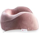Visco Happy Viscohappy Ortopedik Profesyonel Visco Seyahat Yastığı ( Toz Pembe )