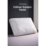 Visco Kolajen Yastık – Ortopedik Boyun Omuz Destekli, Cilt Dostu, Visco Sünger, Fermuarlı Kılıf