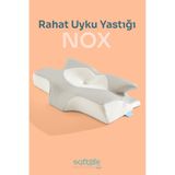 Visco Nox Omuz Önleyici Ortopedik Visko Yastık 64 x 38 x 12.5 CM Beyaz
