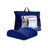 Visco Ortopedik Bel Dayama Minderi 38X33x12 Cm, Lacivert