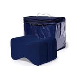Visco Ortopedik Diz Arası Yastık 25X20/15 cm, Lacivert