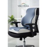 Visco Ortopedik Ergonomik Ofis Koltuk Koksiks Oturma Minderi Sırt Bel Destek Minderi Yastığı Seti dummy-274311788-429