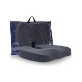 Visco Ortopedik Koksiks Oturma Minderi 44X36/7 Cm, Gri