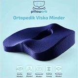 Visco Ortopedik Oturma Simidi Koltuk Minderi Visko Kuyruk Sokumu Yastığ