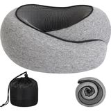 Visco Planet Ortopedik Spiral Boyun Destekli Seyahat YASTIĞI%100 Ortopedik Visko - 10 cm - Çok Renkli