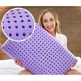 Visco Planet Ortopedik Yastık Visco Yastık Boyun Yastığı Boyun Fıtığı Yastığı Ortopedik Boyun Yastığı - 60 x 40 cm - Mor