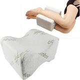 Visco Planet Visco Yastık Bambu Kılıflı Bacak Arası Yastığı Destekli Visco Yastık - 25 x 19 cm - Beyaz