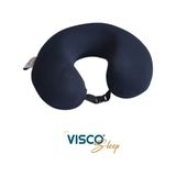 Visco Seyahat Yastığı Penye Pamuk Kılıflı 30X35X10 cm - 30 x 35 cm - Lacivert