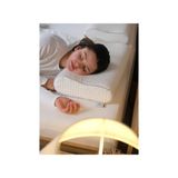 Visco Sleep Ortopedik Yastık Visko Yastık Velicia Boyun Destekli Yastık Doğal Viskon Kılıflı 55 x 35 x 12-10 cm - 55 x 35 cm - Beyaz