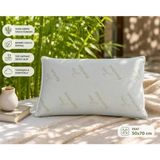 Visco Yastık 50*70 cm Boyun Rahatlatıcı Yastık Bambu Therapy Giderici Visco - 50 x 70 cm