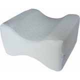 Visco Yastık Ortopedik Bacak Arası Yastığı Pozisyon Yastığı Çok Amaçlı - 25 x 19 x 14 cm - Beyaz