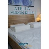 Visco Yastık Ortopedik Yastık Boyun Destekli Visco 60x40x14-12 Cm