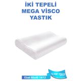 Viscoday Mega Boy Ortopetik Yastık Boyun Fıtığı Boyun Düzleşmesi Için Yastık 60x40x14/12cm